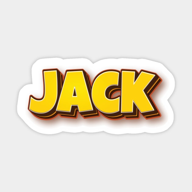 Jack Sticker by ProjectX23Red